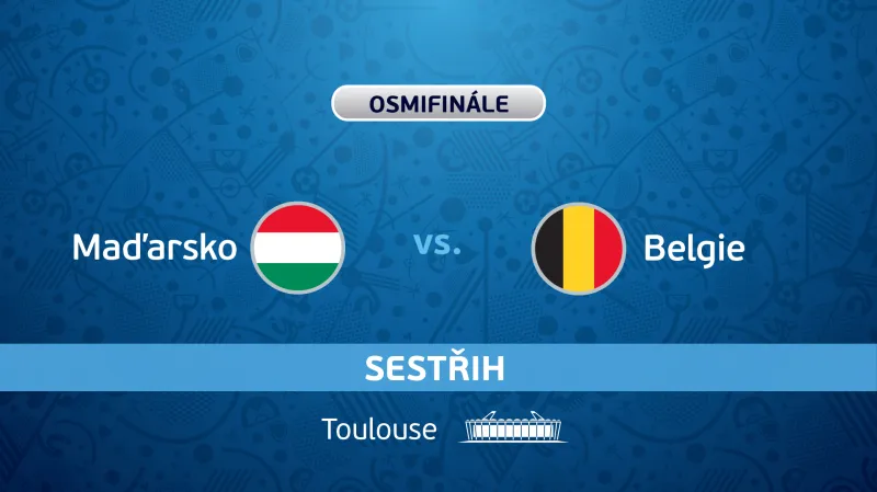 Sestřih utkání Maďarsko - Belgie