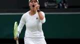 Krejčíková porazila Collinsovou a je poprvé ve čtvrtfinále Wimbledonu