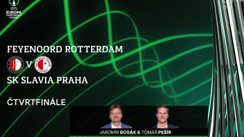 Sestřih čtvrtfinále Feyenoord - Slavia Praha