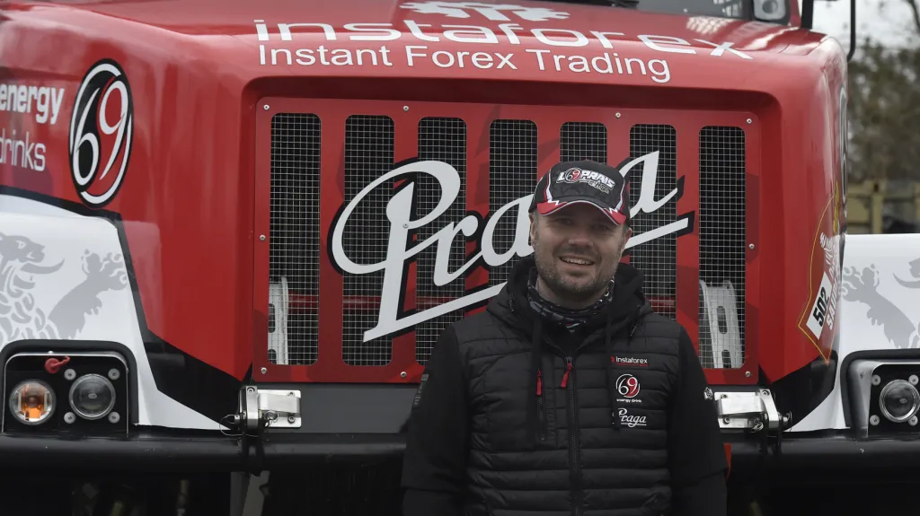 Aleš Loprais se svým speciálem Praga V4S