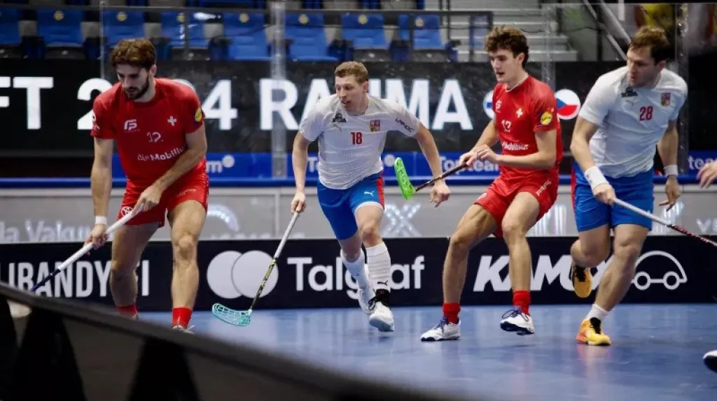 Čeští florbalisté na turnaji EFT