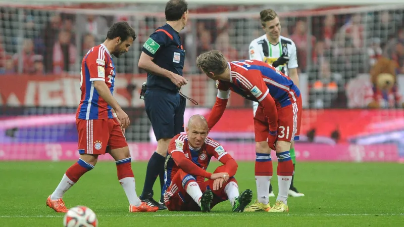 Zklamaní hráči Bayernu