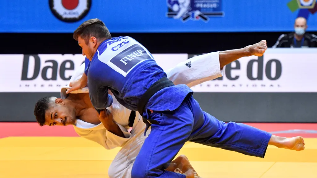 Zápas českého judisty Adama Kopeckého