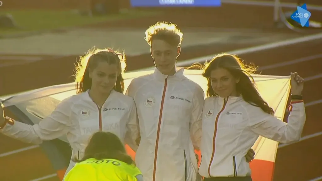 Čeští atleti přidali na olympijském festivalu mládeže další tři zlaté medaile