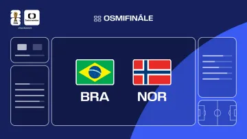 Live statistiky: Brazílie – Norsko