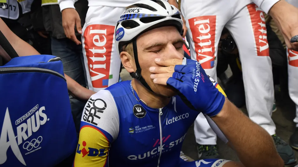 Vyčerpaný, ale šťastný Marcel Kittel
