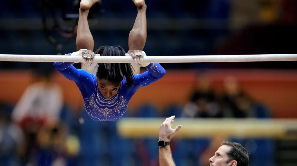 Simone Bilesová v kvalifikaci MS