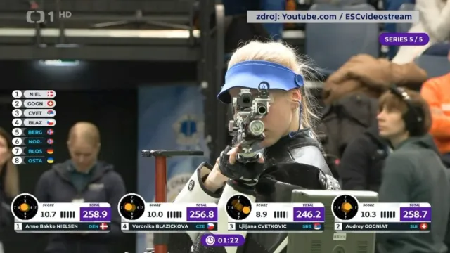 Puškařka Blažíčková má z ME bronz