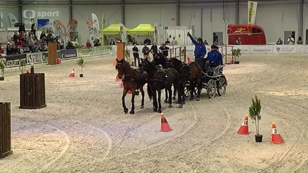 Se čtyřspřežím v Lysé zajel nejlépe Nesvačil st.