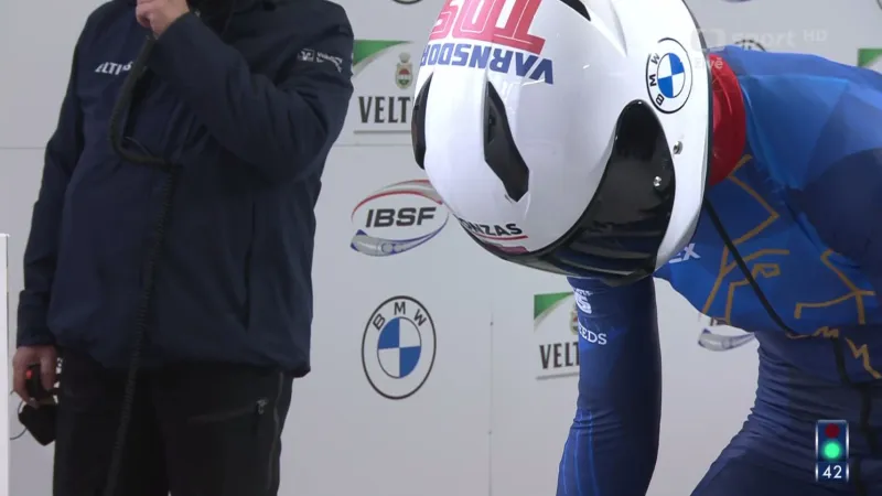 První jízda Patricie Tajcnárové na MS ve Winterbergu