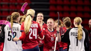 Florbalistky na úvod juniorského MS deklasovaly Dánsko 23:0