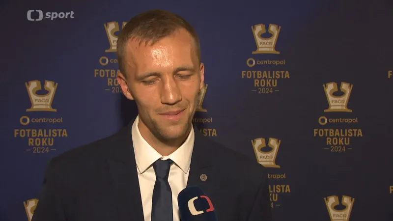 Souček po ocenění: Vyrovnat se Nedvědovi je velká čest