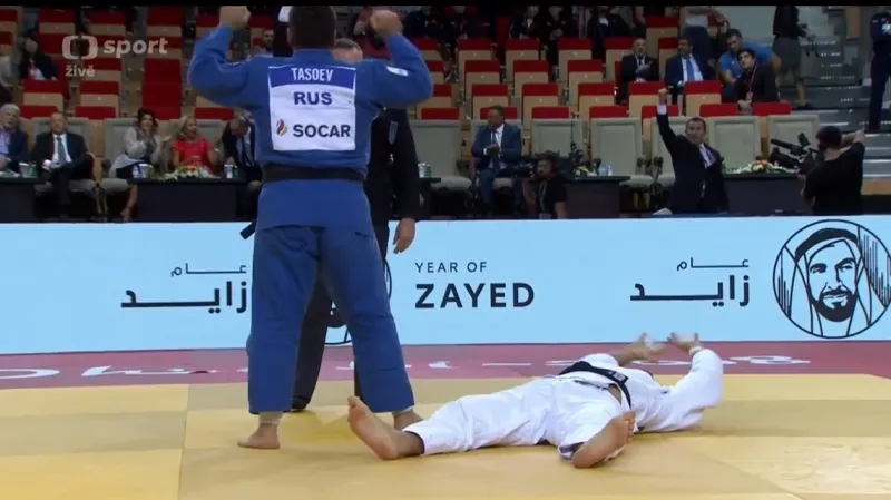 Krpálek prohrál ve finále v Abú Zabí už po pěti sekundách