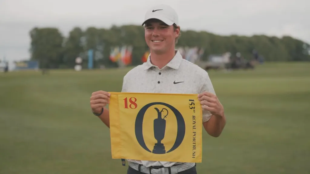 Český amatérský golfista Filip Jakubčík