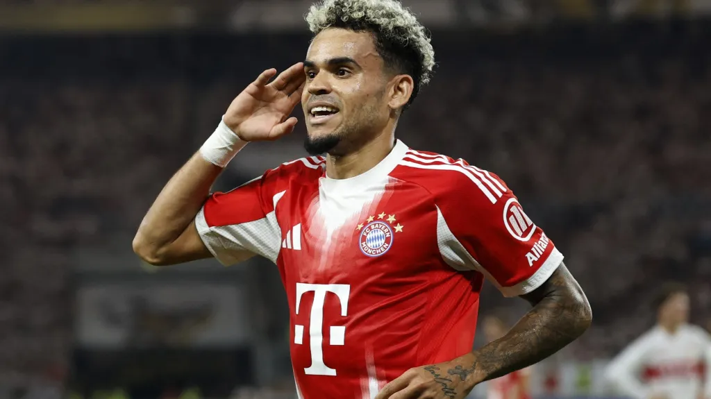 Útočník Bayernu Luis Díaz