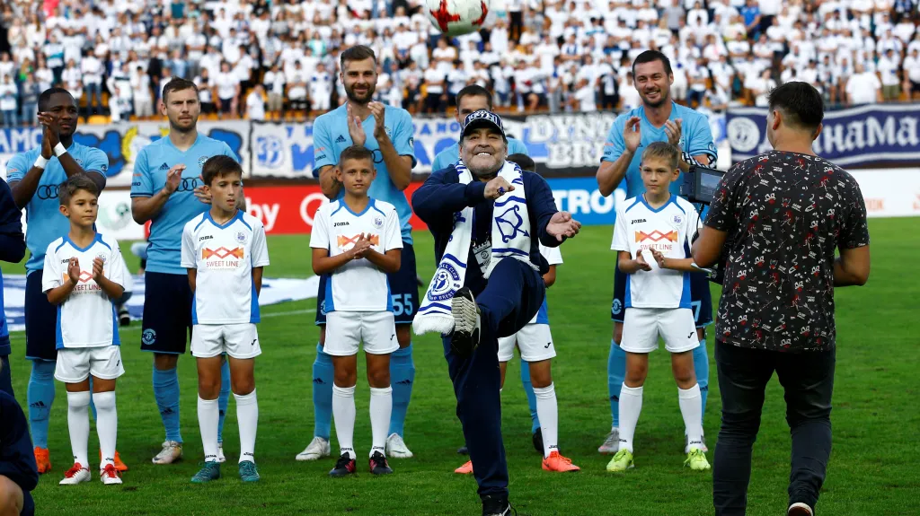 Diego Maradona v akci