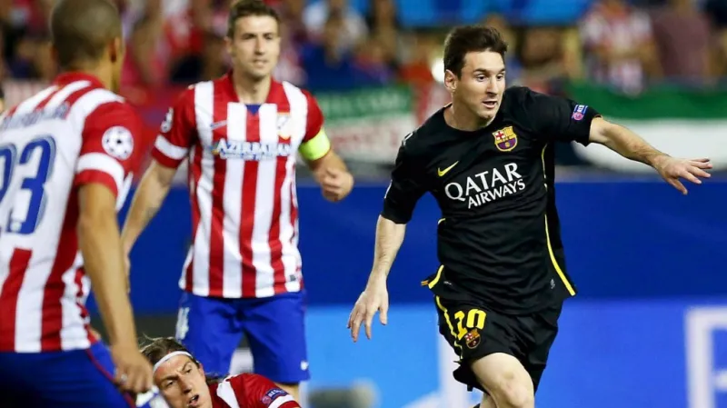 Sestřih utkání Atlético Madrid - Barcelona