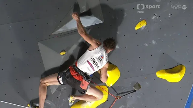 Kvalifikace lezení na obtížnost Adama Ondry