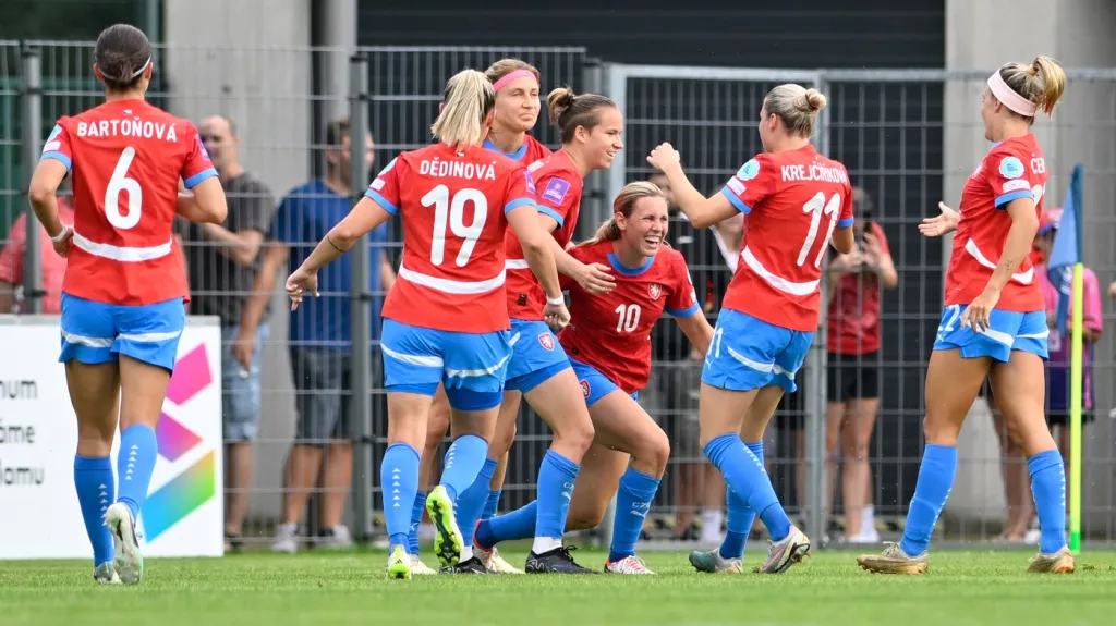 Radost českých fotbalistek