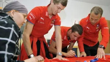 Tomáš Necid, Daniel Pudil a Tomáš Rozehnal