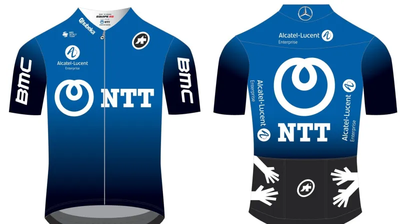 Dresy cyklistické stáje NTT