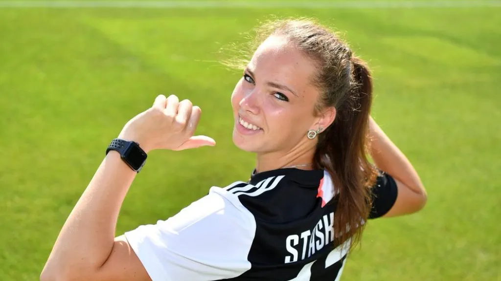 Andrea Stašková v dresu Juventusu