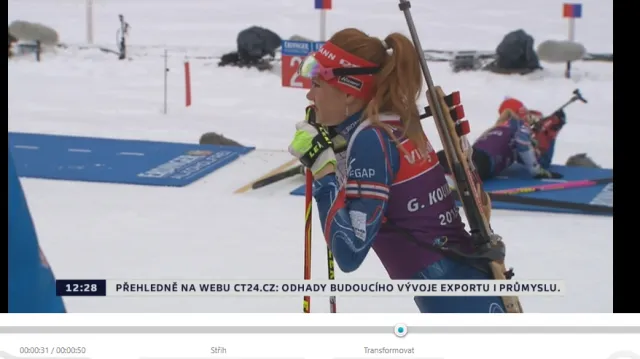 Přípravu Koukalové zkomplikovala zanícená tříska v palci