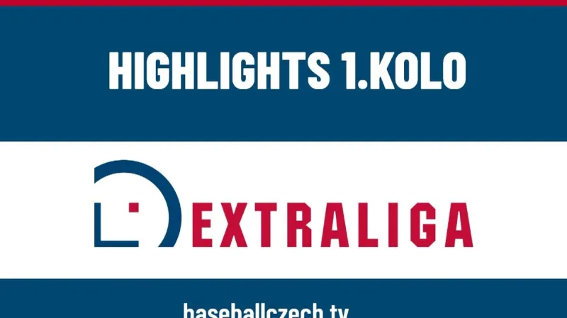 Souhrn 1. kola baseballové extraligy