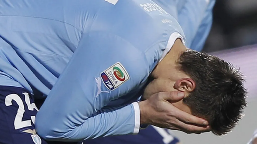 Zklamání hráčů Lazia