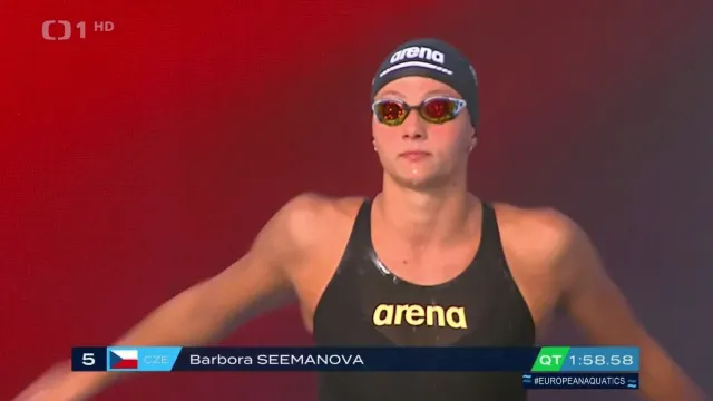Seemanová poplave kraulařské finále ME na 200 m