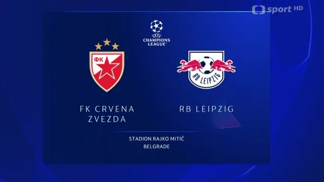 Sestřih utkání CZ Bělehrad – Lipsko