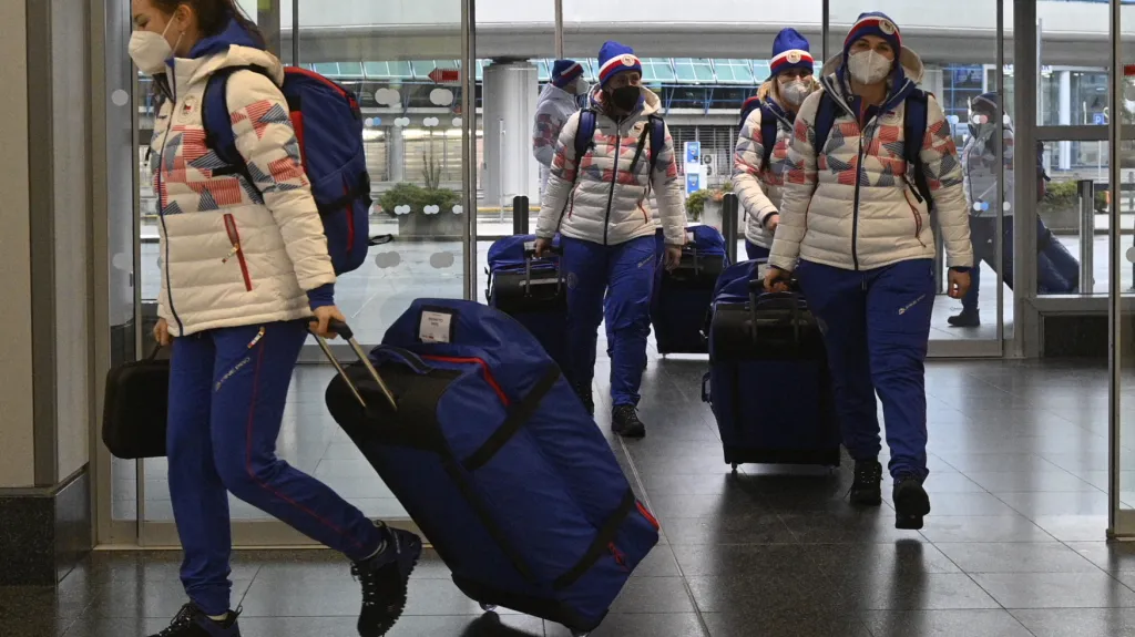 Odlet českých olympioniků do Pekingu