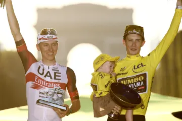 Tadej Pogačar a Jonas Vingegaard