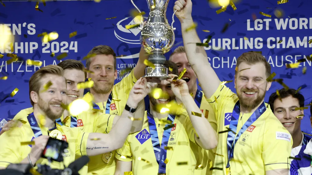 Mistři světa v curlingu ze Švédska