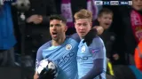 Gól v utkání Manchester City - Monako: Agüero - 2:2 (58. min.)