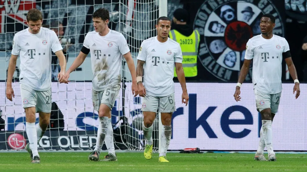 Zklamaní hráči Bayernu