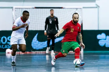 Ricardinho (vpravo) v dresu portugalské reprezentace