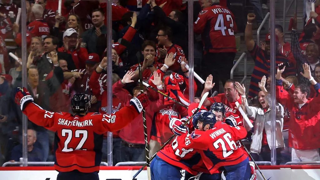 Radost hokejistů Washingtonu