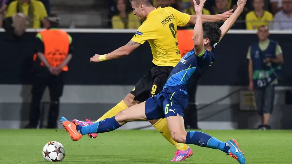 Utkání Dortmund - Arsenal