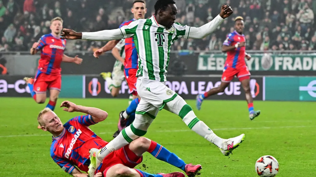 Utkání Ferencváros Budapešť – Viktoria Plzeň