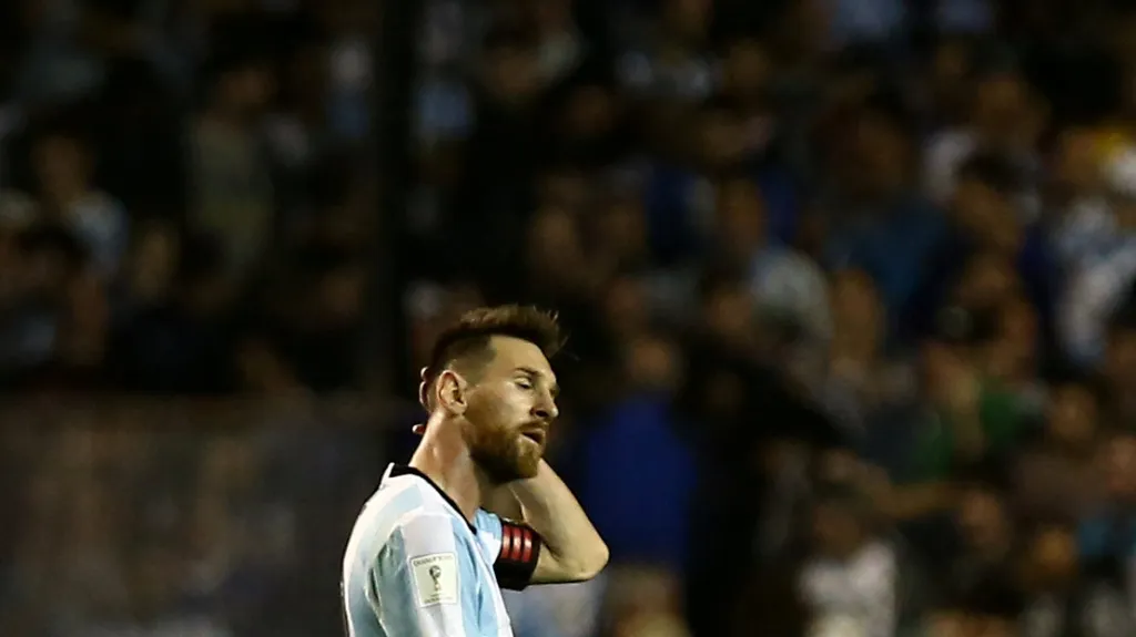 Zklamaný Lionel Messi
