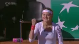Vítězný gem Lucie Šafářové v utkání 1. kola Fed Cupu
