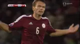 Gól v utkání Lotyšsko - Česko: Zjuzins - 1:2 (73. min.)