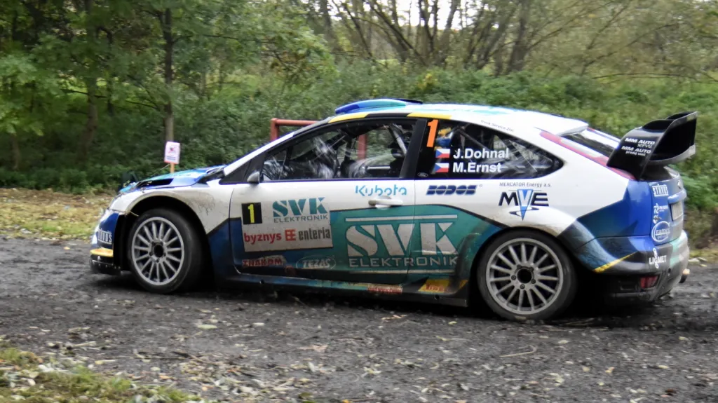 Jan Dohnal na Příbramské rallye