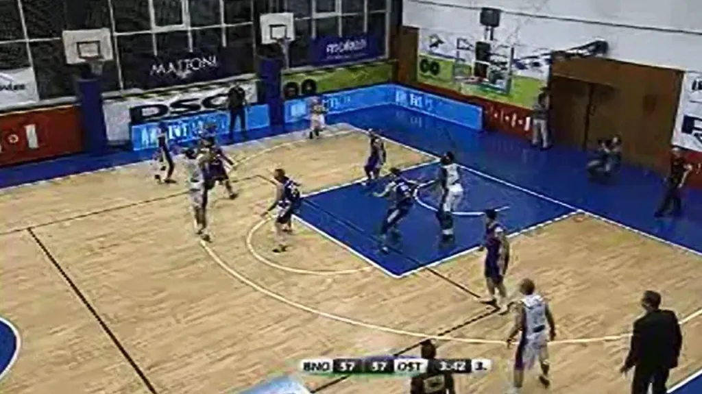 Sestřih basketbalového utkání Brno-Ostrava