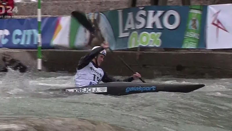 Osmnáctiletý kajakář Krejčí byl na SP v Tacenu šestý