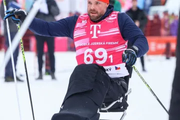 Miroslav Šperk na trati Jizerské padesátky