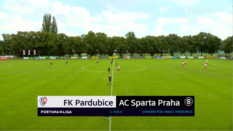 Sestřih utkání Pardubice – Sparta