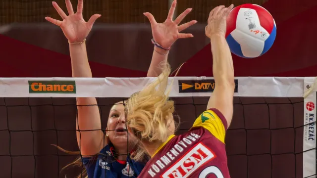 Volejbalistky Kladna přivítaly ve 13. kole extraligy Duklu Liberec