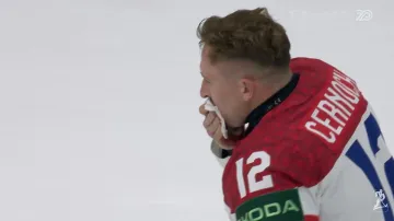 Zranění Jiřího Černocha v utkání proti Dánsku